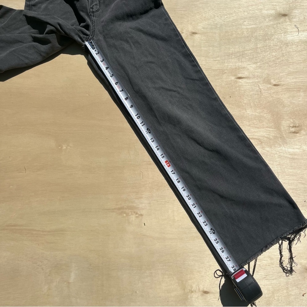 Women’s Size 1 Black High Rise Wide Leg Baggy Jeans SO Goods For Life - Picture 4 of 7